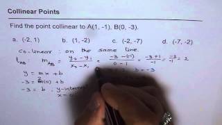 Collinear Points Multiple Choice Question [upl. by Negah]