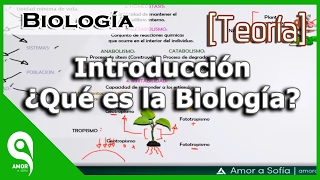 Biología  Introducción ¿Qué es la Biología [upl. by Annadiana452]