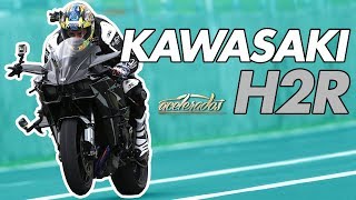 KAWASAKI NINJA H2R  VOLTA RÁPIDA COM ALEX BARROS 12  ACELERADOS [upl. by Brieta]