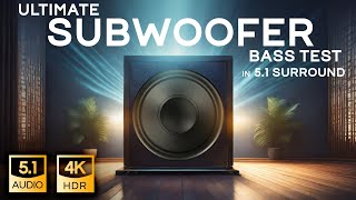 THX Ultimate Subwoofer Test in 51 Dolby Surround Sound 4K HDR [upl. by Pawsner601]