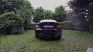 BMW 1M Milltek Exhaust Cold Start vs Stock [upl. by Jehovah]