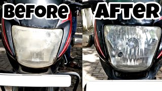 Headlight Restoration cleaning for all cars and motorcycles [upl. by Even566]