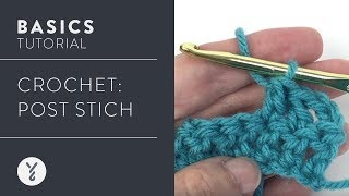 Crochet Post amp Shells Stitch Technique [upl. by Ylil]