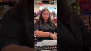 BBW Cashier TikTok Live 61924 [upl. by Aitselec997]