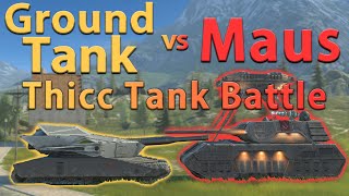 WOT Blitz Can GroundTank destroy a Maus [upl. by Adnalue]