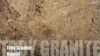 Hawaii Granite Countertop by Troy Granite [upl. by Nnylirej7]