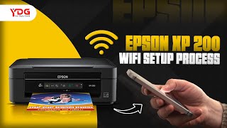 Epson XP 200 WiFi Setup Process epson epsonprinter [upl. by Nivar855]