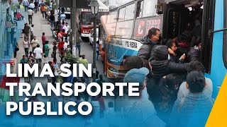 PARO DE TRANSPORTISTAS EN VIVO ASÍ LUCEN LAS CALLES TRAS MOVILIZACIONES EN LIMA Y CALLAO [upl. by Melony826]