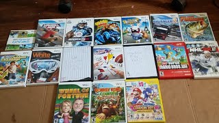 My Wii Game Collection as of March 2024 [upl. by Anaihk931]