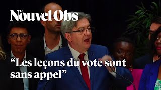 Mélenchon appelle Macron à « sincliner » après les résultats du second tour des législatives [upl. by Josephina]