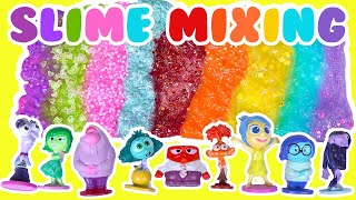 Inside Out 2 Movie DIY Mixing Slime Collection with Dolls [upl. by Adnolat]