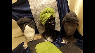 DIY Praktisch coolen HAARTURBAN amp Gästehandtücher SELBER MACHEN auch Upcycling [upl. by Ellehcem]