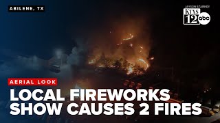 Fires Break Out at Abilenes Annual WesTex Connect Fireworks Show [upl. by Samul]