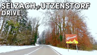 Selzach to Utzenstorf  Winter Roads  Switzerland [upl. by Namolos784]