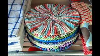 Knitting the Crazy Eights Dishcloth [upl. by Airednaxela]