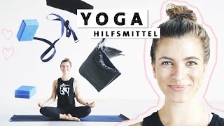 Yoga Anfänger Hilfsmittel  Yogamatte Klotz amp Co  Was braucht man zum Yoga wirklich [upl. by Aisan]