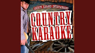 Wish I Didnt Know Now In the Style of Toby Keith Karaoke Version [upl. by Ahtreb]