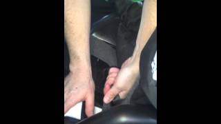 How to Install a rearfacing Britax Marathon Classic using a seat belt  rearfacing tether [upl. by Arola]