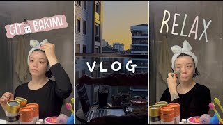 BOL BAKIMLI BİR VLOG  cilt bakımı saç bakımı 🧖🏻‍♀️ 💆🏻‍♀️ 🤍 vlog [upl. by Anerroc]