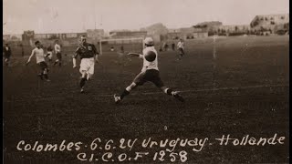 Nederland  Uruguay op de Olympische Spelen van 1924 in Parijs [upl. by Eyde]