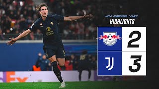 HIGHLIGHTS UCL  RB Leipzig 23 Juventus  Dusan and Conceição pull off an amazing COMEBACK [upl. by Shellans]