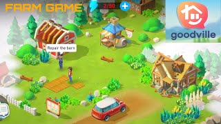 GOODVILLE FARM GAME ADVENTURE  iOS  Global  First Gameplay  iPhone 11 Pro Max [upl. by Grigson]