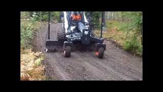 Bobcat A300  Bobcat Grader [upl. by Christie]