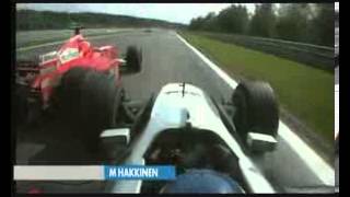 Formula 1 GP Belgio 2000 un sorpasso nella storia il mitico hakkinen [upl. by Kimble]