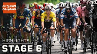 Critérium du Dauphiné 2024 Stage 6  EXTENDED HIGHLIGHTS  672024  Cycling on NBC Sports [upl. by Alexina]