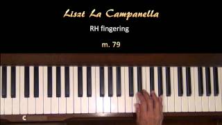 Liszt La Campanella Piano Tutorial Measures 77 to 80 RH [upl. by Carmon]