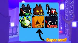 What are the chances of hatching a huge pumpkin cat🎃 in psx [upl. by Acalia]