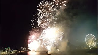 Brisbane New Years Fireworks 2022 [upl. by Irrab]