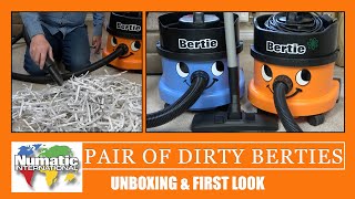 A Pair Of Numatic Bertie Vacuum Cleaners  Unboxing amp First Look [upl. by Roderic]