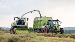 CLAAS XPERIENCE TOUR  Démonstration gamme de fenaison [upl. by Dnalwor]