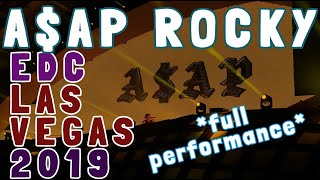 AAP ROCKY at EDC LAS VEGAS 2019 full performance [upl. by Jasmina]