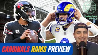 Arizona Cardinals Los Angeles Rams Predictions  Defending Kyler Murray  Ben Garcia Show [upl. by Mona]