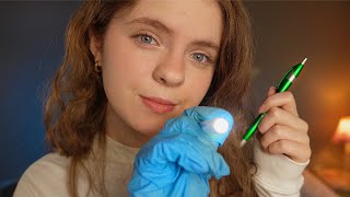 ASMR Fast amp Aggressive Cranial Nerve Exam 🤨 Medical Roleplay Roleplay [upl. by Merrily]