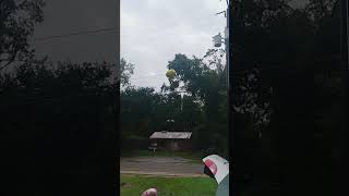 Balloon Takes Out Powerline Transformer [upl. by Shirline]