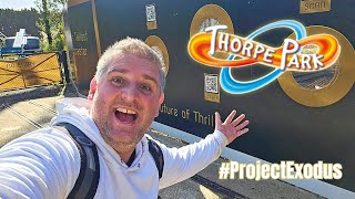 Thorpe Park Hyperia Aka PROJECT EXODUS Construction Update 25th September 2023 [upl. by Akenat]