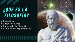 ¿Qué es la FILOSOFÍA 🧐► Explicado FÁCIL [upl. by Eugeniusz141]