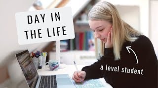 DAY IN THE LIFE OF AN A LEVEL STUDENT year 13 [upl. by Rycca]