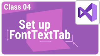 C sharp Tutorial  Set up Font Text and Tab in Visual Studio Community 2022 [upl. by Jacqueline]