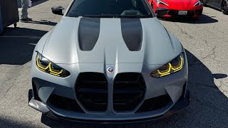 BMW M4 CSL v BEVERLY HILLS  Mansory Rolls Spectre Platinum Edition  Koza Bobkov [upl. by Ateloj]