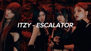 ITZY 있지  Escalator Easy Lyrics [upl. by Aurelius462]