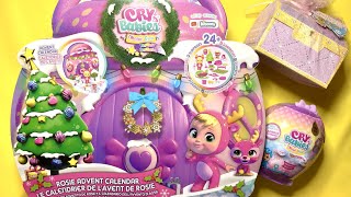 ASMR cry baby advent calendar 2023 and baby born mystery toys surprise [upl. by Noryd47]