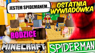 🕷️🕸️😭📚 OSTATNIA WYWIADÓWKA powiedziałem im że jestem SPIDERMANEM  MINECRAFT EKSTRA SZKOŁA [upl. by Erle]