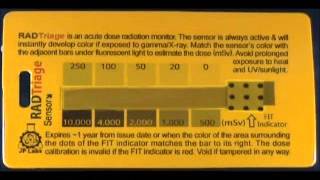 RADTriage Personal Radiation Detector irradiation test [upl. by Gordie]