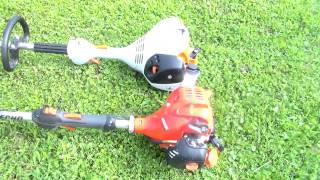 Stihl FS56RC vrs Echo SRM225 [upl. by Letty]