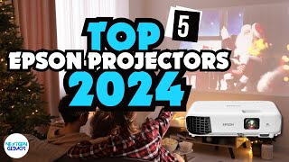 ✅Top 5 Epson Projectors 2024 ✅ Watch This Before You Buy [upl. by Fiore771]