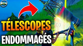 RÉPARER LES TÉLESCOPES ENDOMMAGÉS FORTNITE EMPLACEMENT TÉLESCOPES ENDOMMAGÉS FORTNITE FORESHADOWING [upl. by Barnaba]